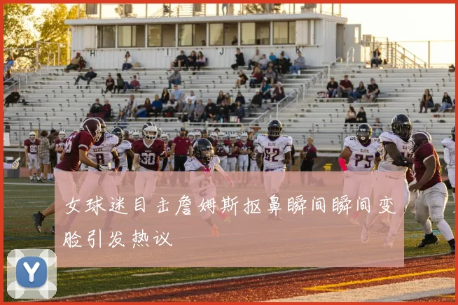 女球迷目击詹姆斯抠鼻瞬间瞬间变脸引发热议